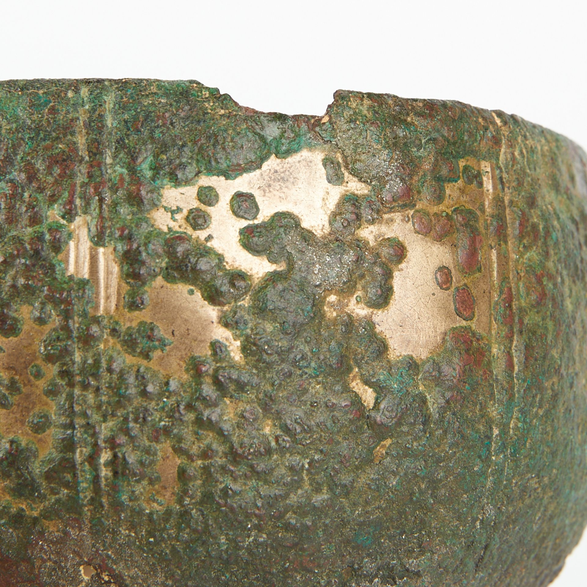 Chinese Silvered Copper Cup Likely Tang - Image 2 of 10