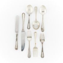 8 Pcs Children's Sterling Flatware 3.5 Troy Oz