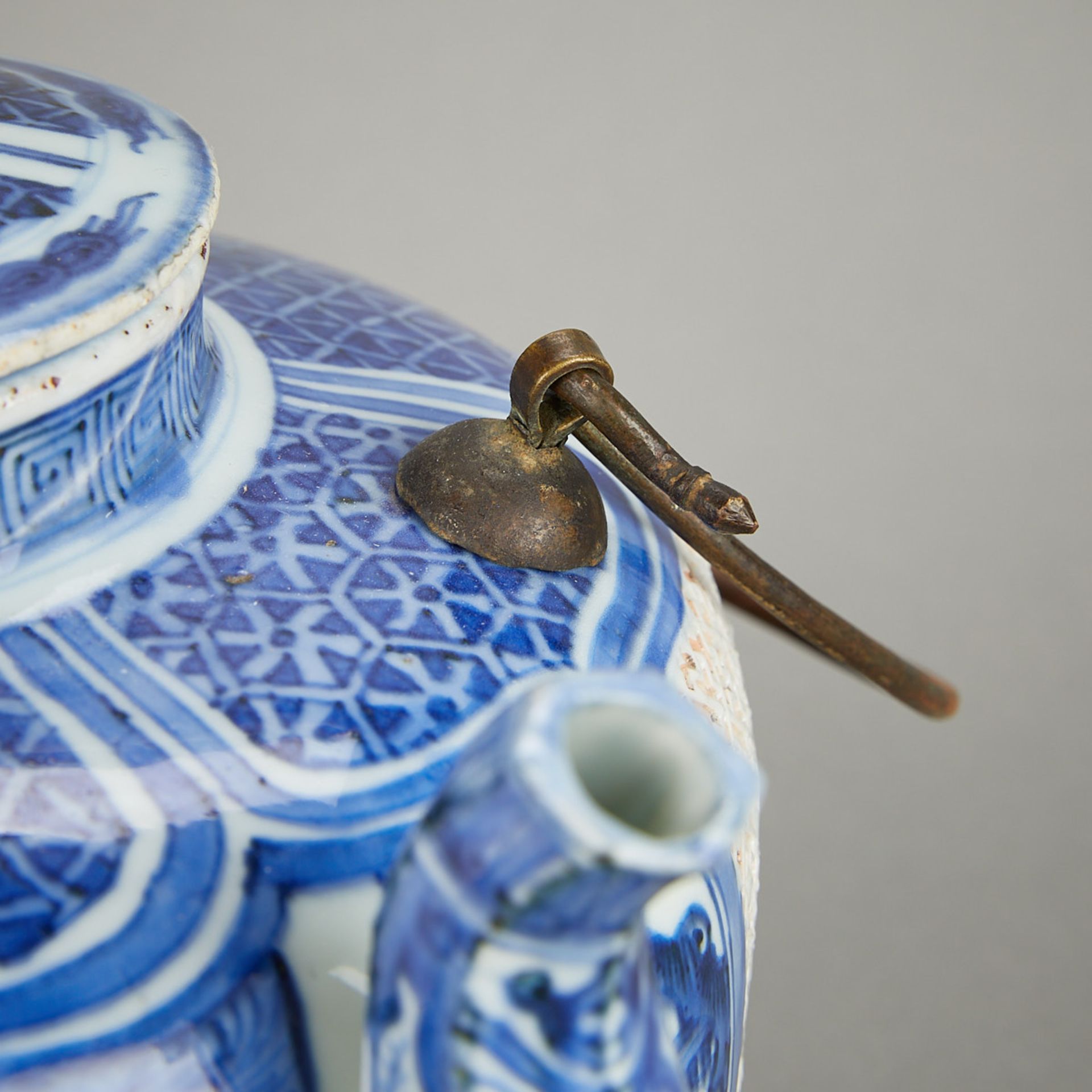 Rare Chinese Wanli Porcelain Blue & White Wine Pot - Image 18 of 30