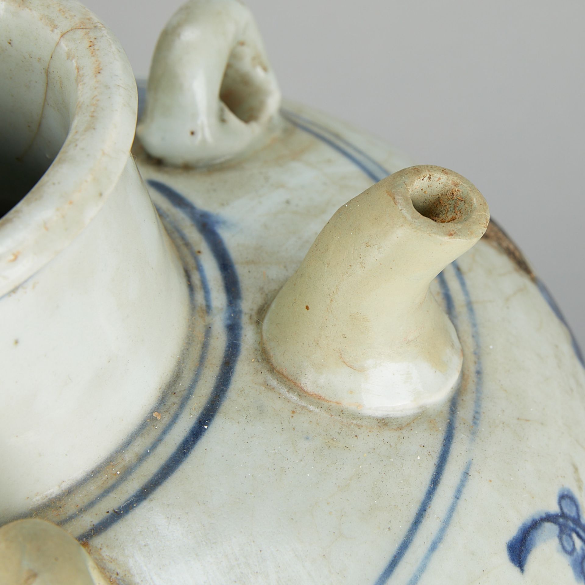 Antique Chinese Porcelain Wine Pot - Image 9 of 13