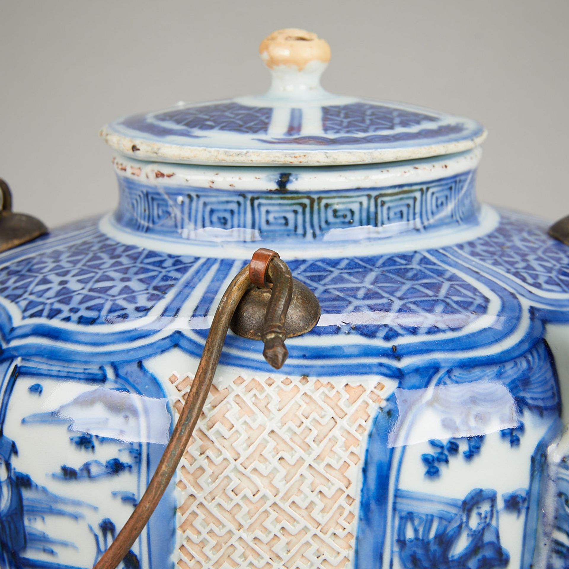Rare Chinese Wanli Porcelain Blue & White Wine Pot - Image 17 of 30