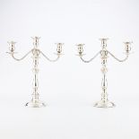 Pair of Whiting Sterling Silver Candelabra
