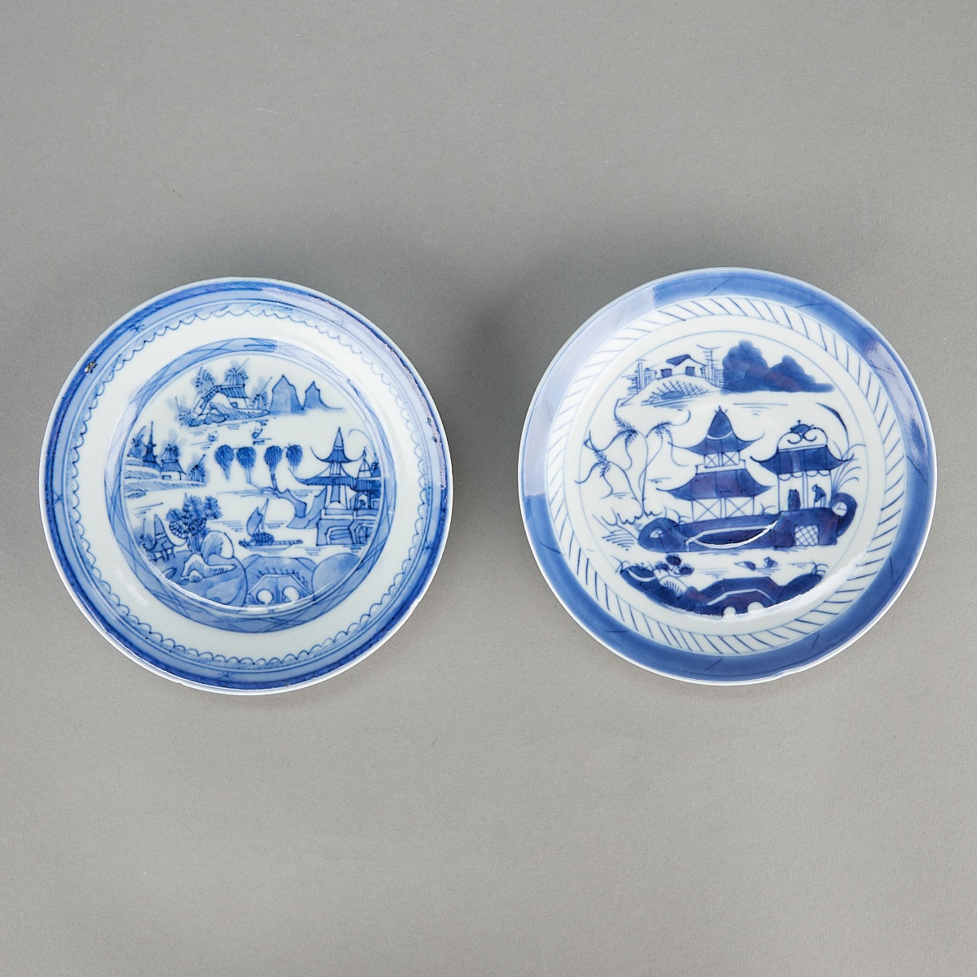 14 Pcs 19th c. Chinese Canton Porcelain - Image 14 of 25