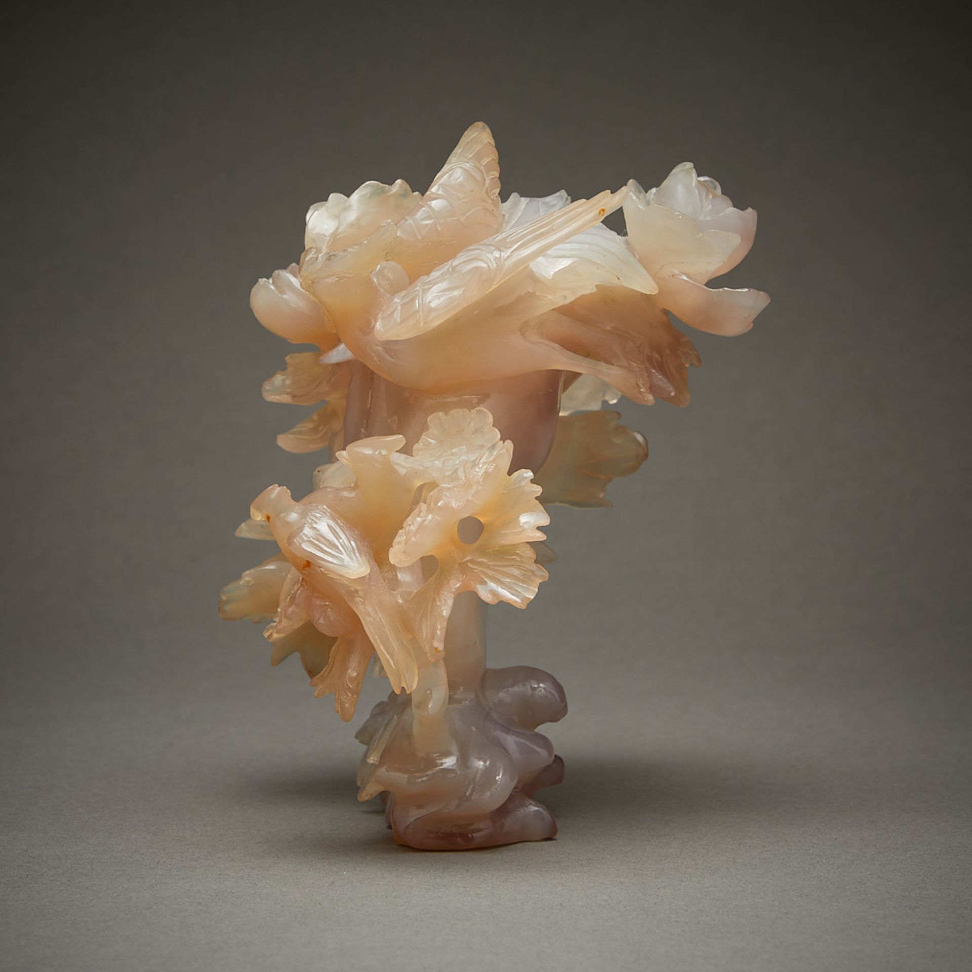 Chinese Agate Carving of Birds - Bild 6 aus 15