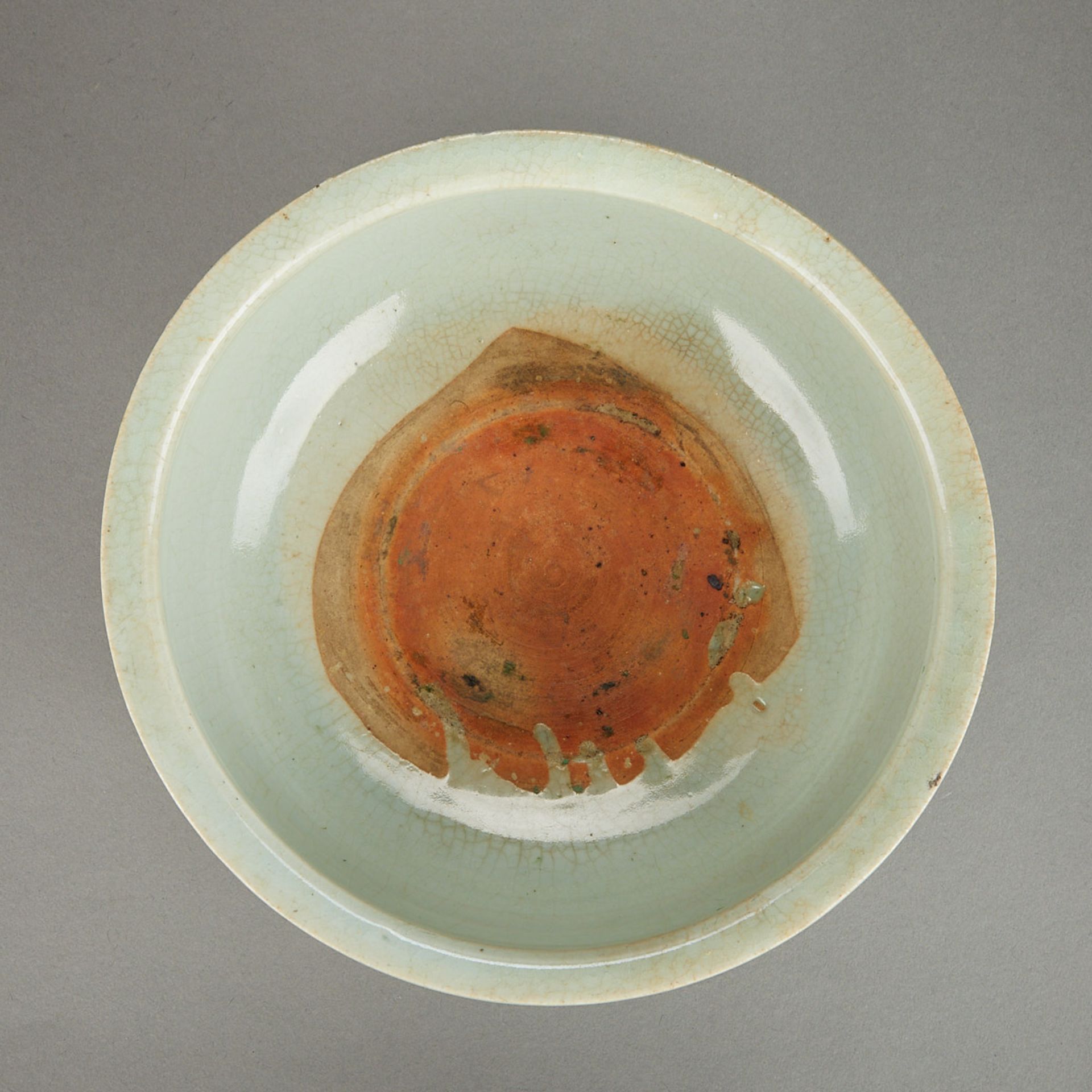 Chinese Longquan Celadon Tripod Ceramic Bowl - Image 5 of 9