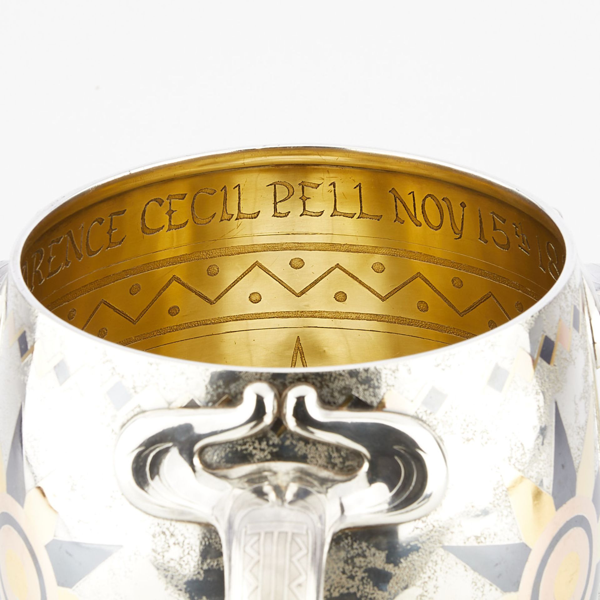Large Tiffany Sterling Trophy Cup 83.21 Troy oz - Image 11 of 20