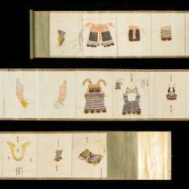 Japanese Scroll w/ Ceremonial Dress