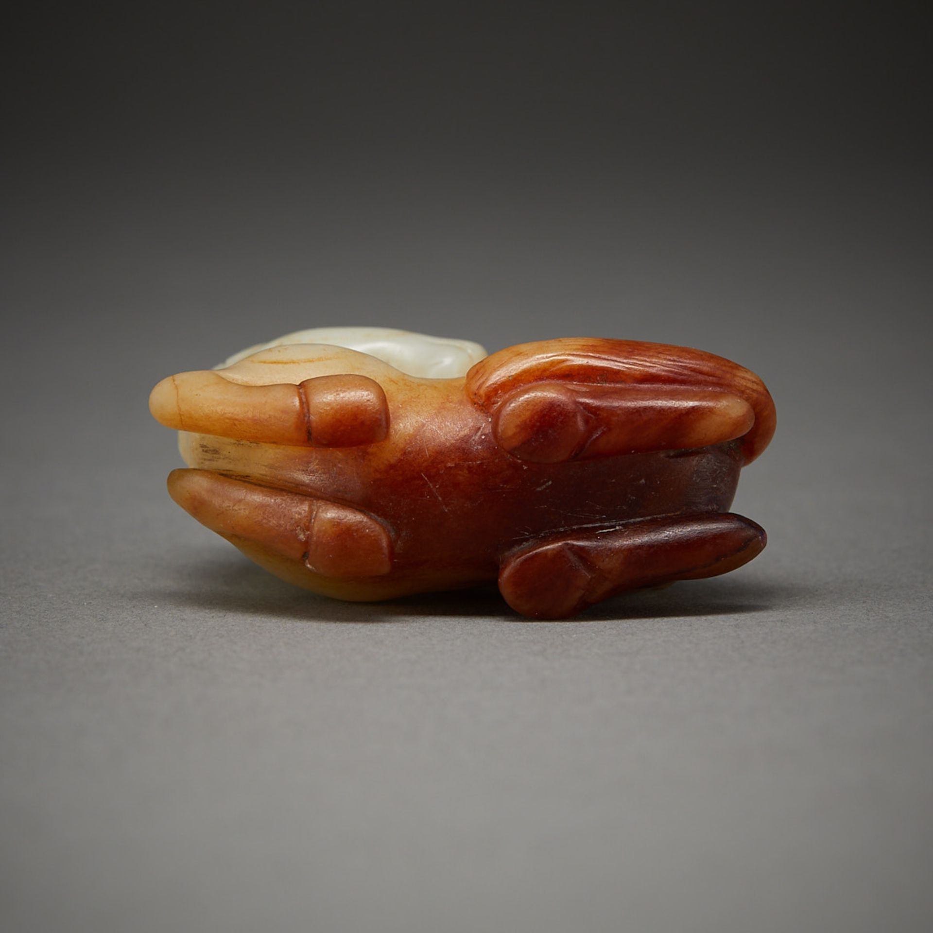 Chinese Qing Carved Jade Horse and Monkey - Image 5 of 8