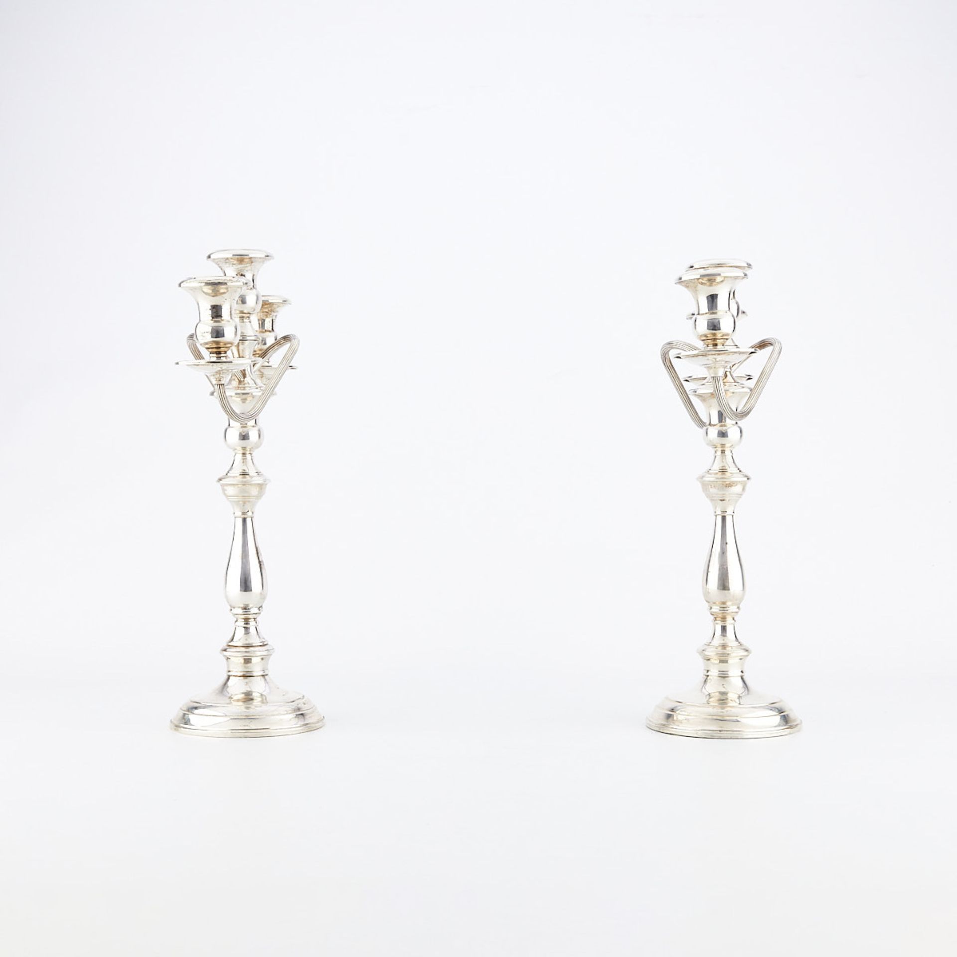Pair of Whiting Sterling Silver Candelabra - Image 3 of 11