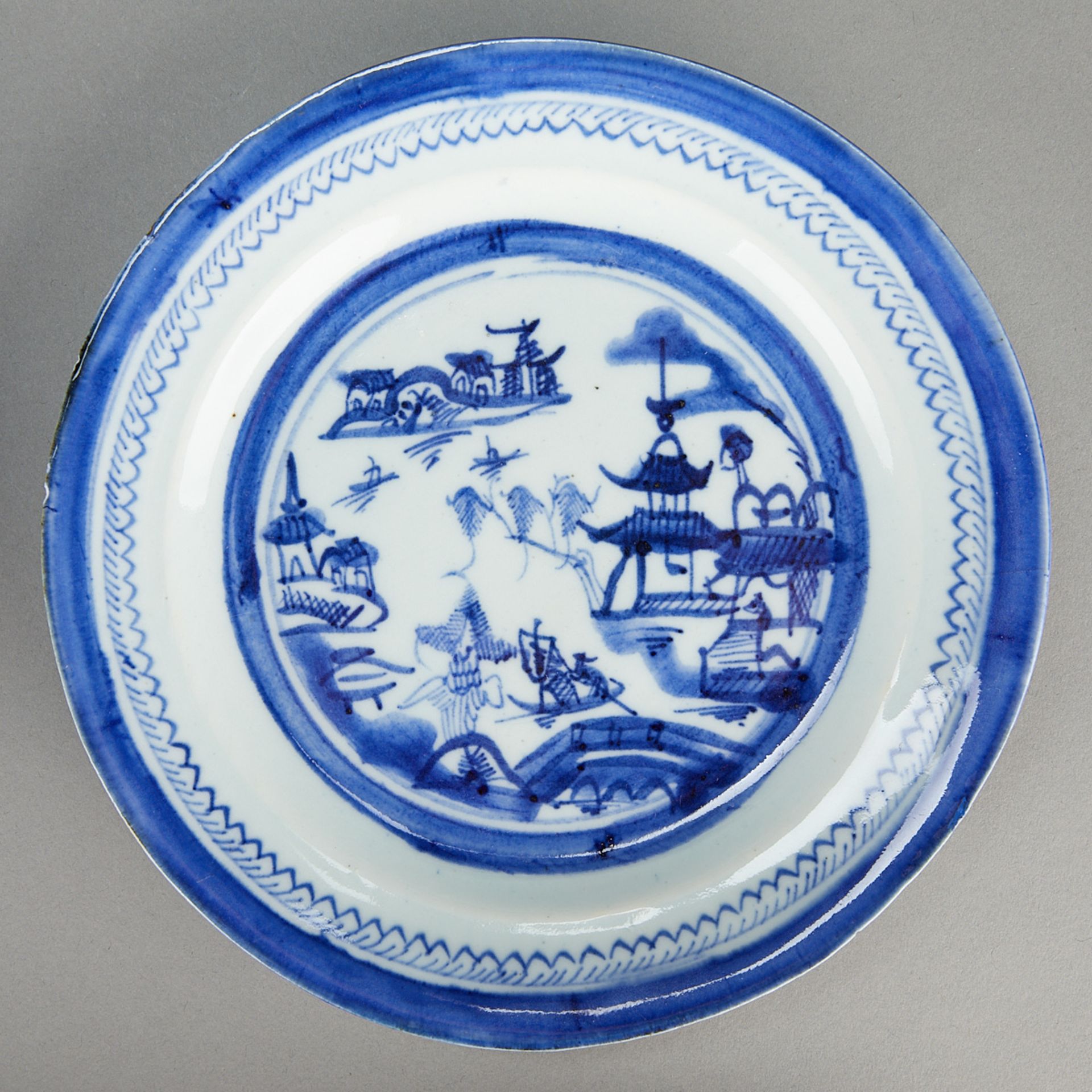 14 Pcs 19th c. Chinese Canton Porcelain - Image 2 of 25