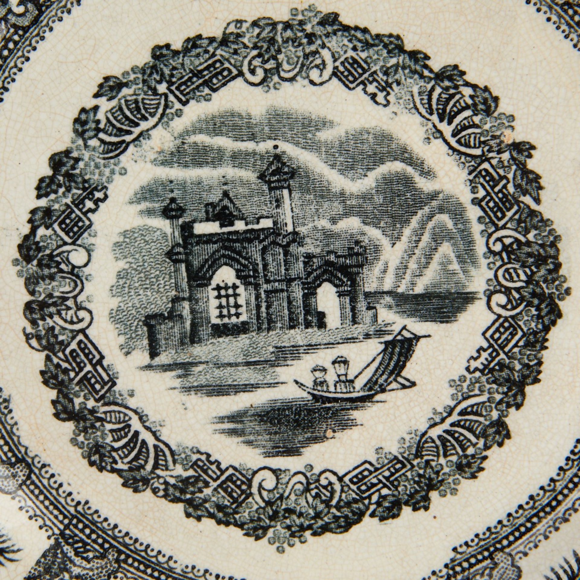 12 Transferware Rice Plates - Bell & Petrus Regout - Image 9 of 17