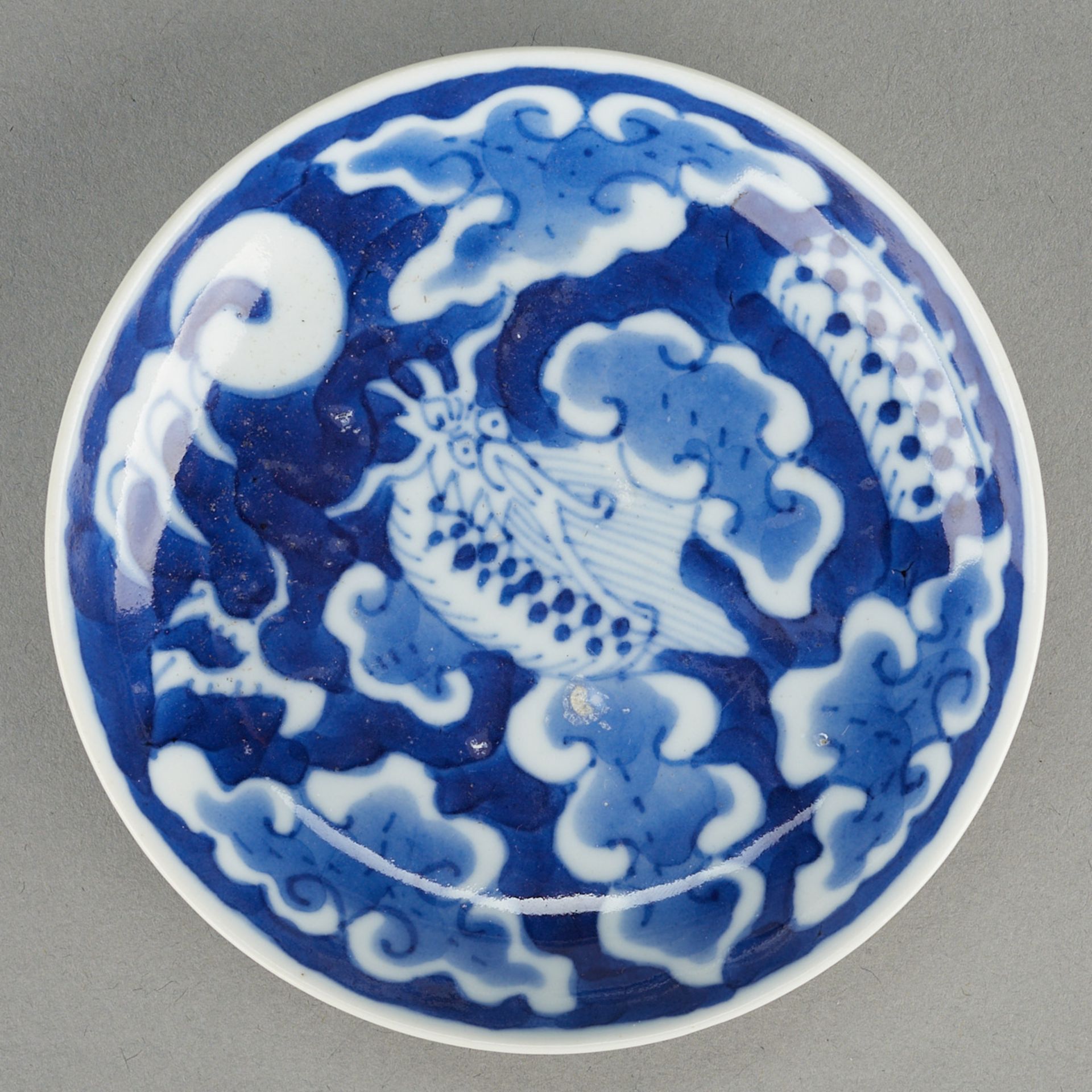 2 Chinese Bleu de Hue Porcelain Dishes - Bild 8 aus 11