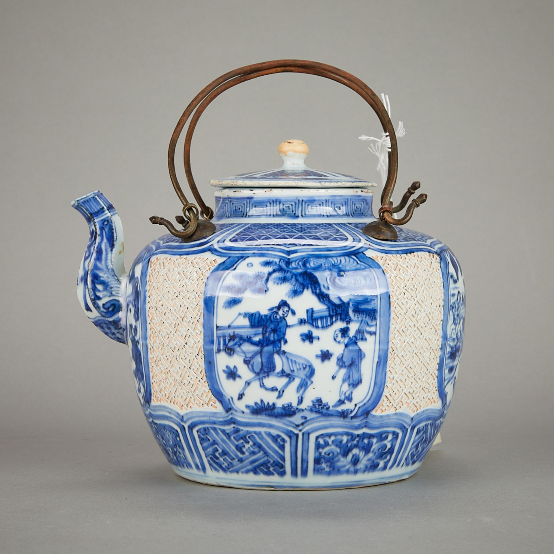 Rare Chinese Wanli Porcelain Blue & White Wine Pot - Image 6 of 30