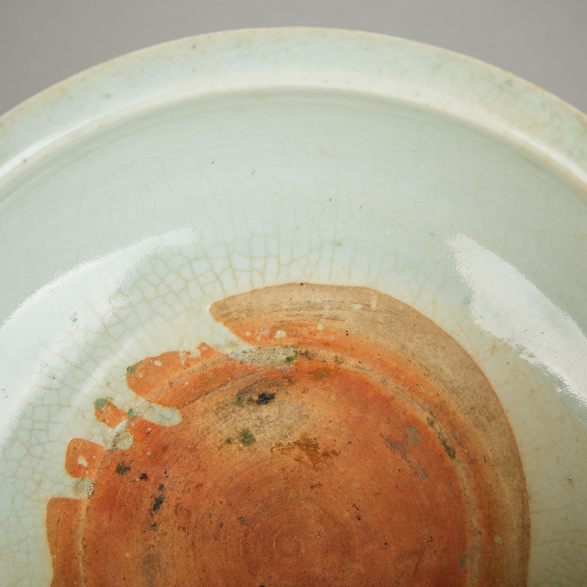 Chinese Longquan Celadon Tripod Ceramic Bowl - Image 8 of 9