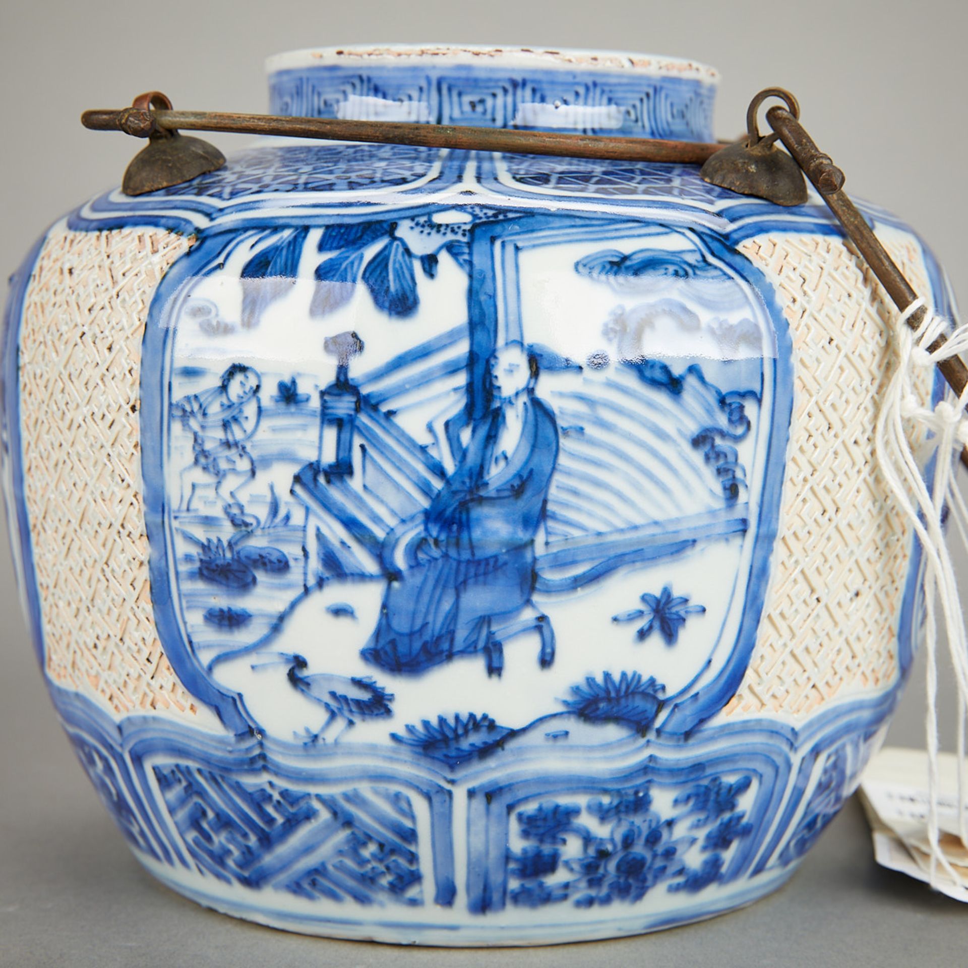 Rare Chinese Wanli Porcelain Blue & White Wine Pot - Image 14 of 30