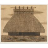 Ryohei Tanaka Woodblock Print 1970