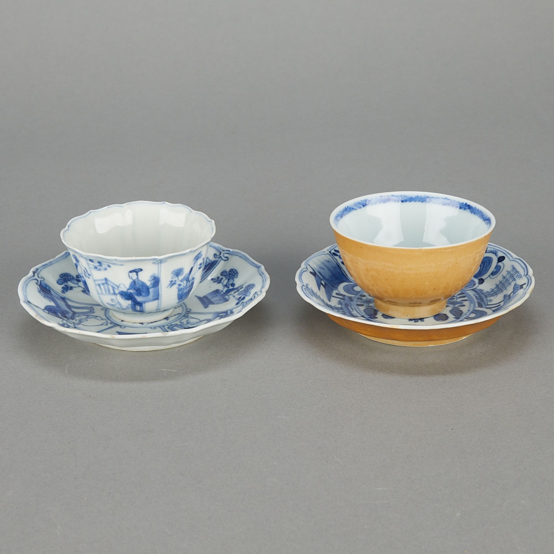 4 Chinese Kangxi Porcelain Cups & Saucers - Image 2 of 13
