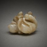 Chinese Jade Carving of Geese