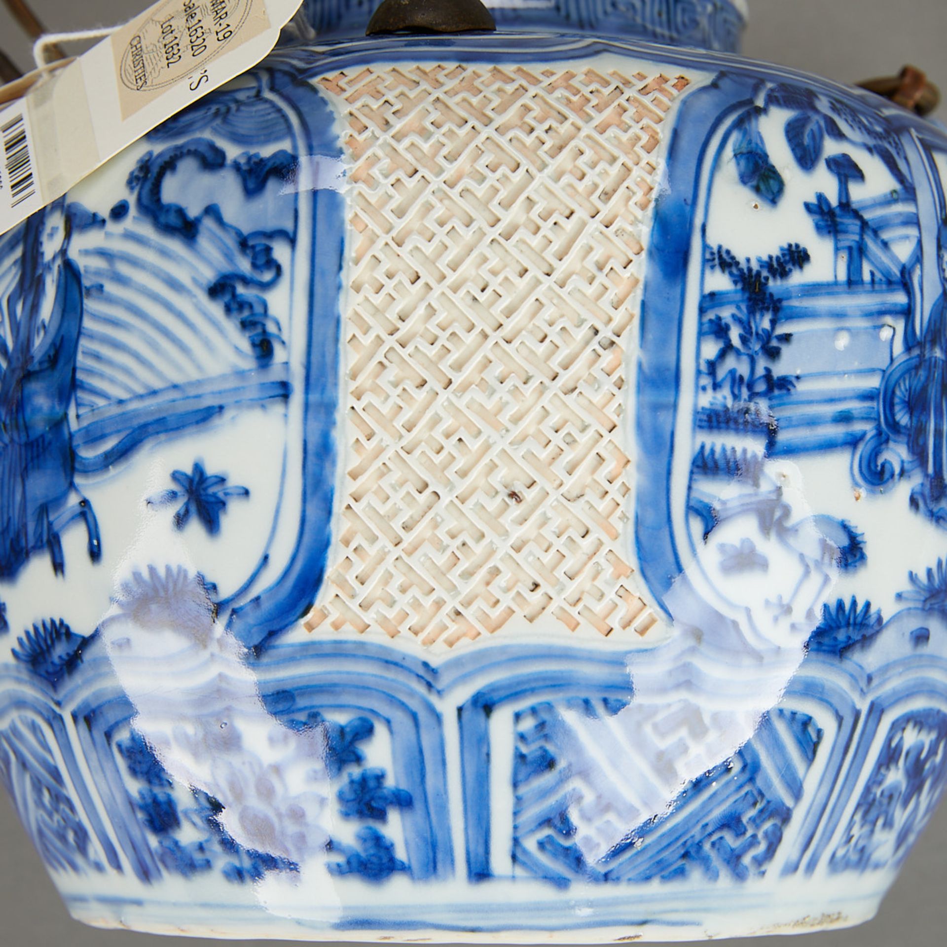 Rare Chinese Wanli Porcelain Blue & White Wine Pot - Image 20 of 30
