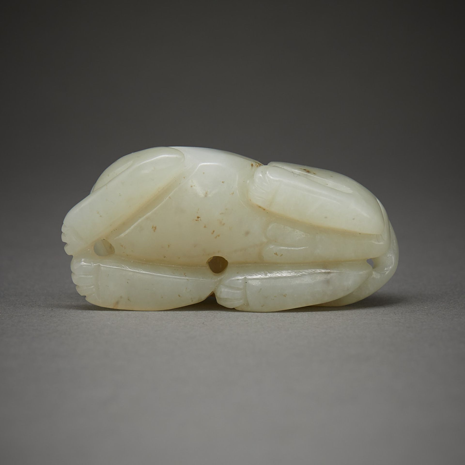 Chinese Carved Jade Beast w/ Lingzhi - Image 7 of 10