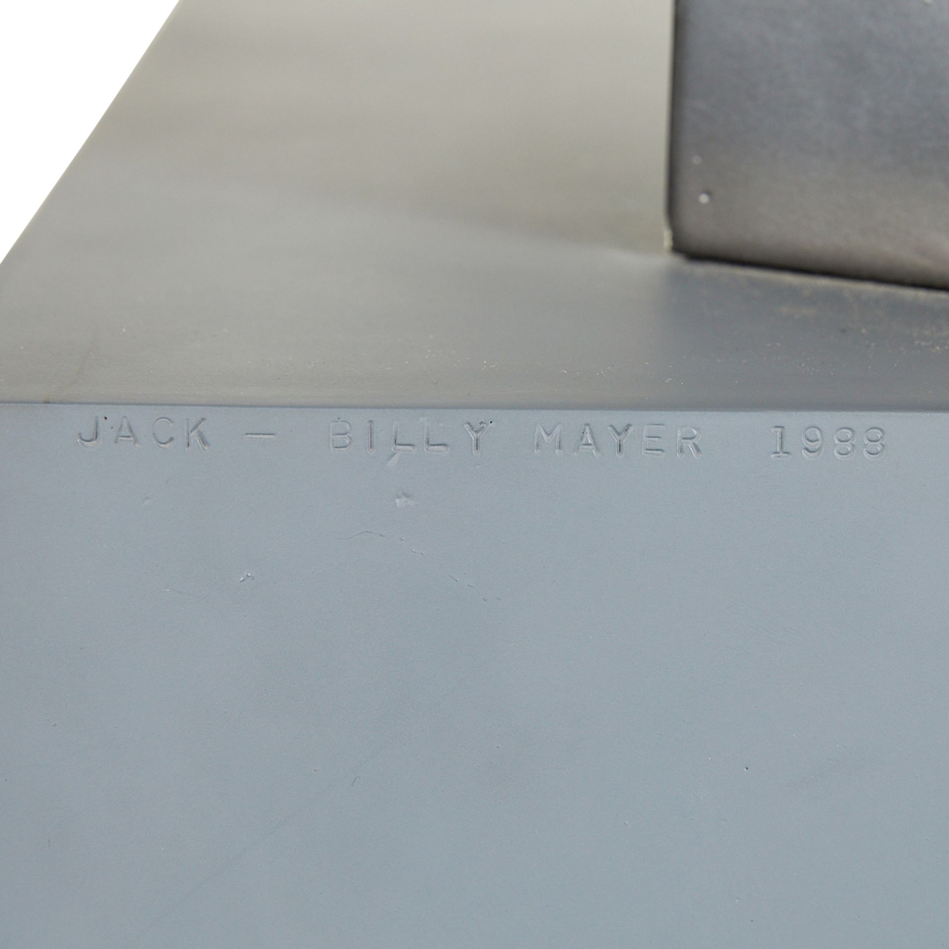 Billy Mayer "Jack" Painted Aluminum Sculpture 1988 - Bild 12 aus 12
