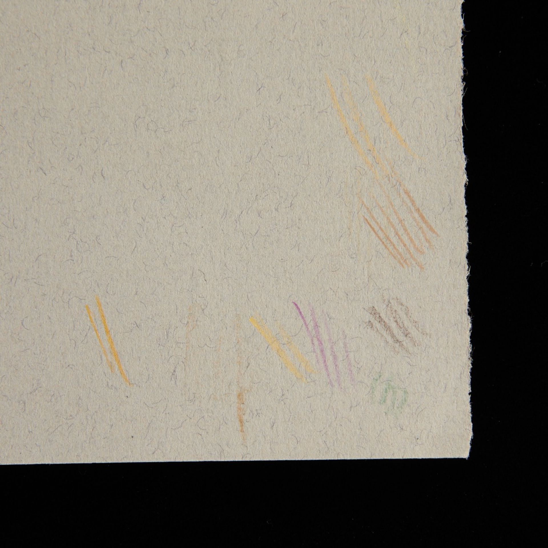 Paul Cadmus Cat Crayon on Paper Drawing - Bild 3 aus 3