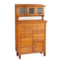 American Wooden Dental Cabinet