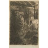 Anders Zorn "Dance at Gopsmor" Etching 1906