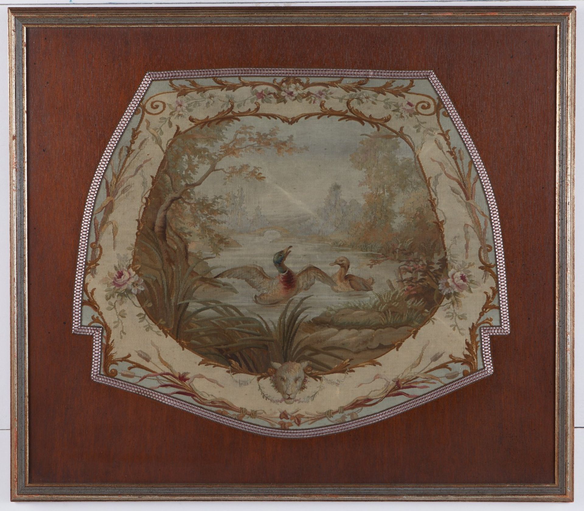 Pr 18th c. Aubusson French Tapestry Fragments - Image 7 of 9
