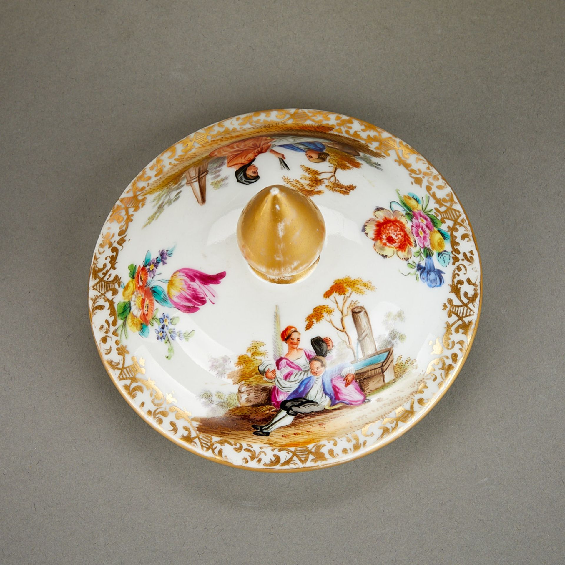 Pair 19th c. Helena Wolfsohn Porcelain Urns - Bild 11 aus 16