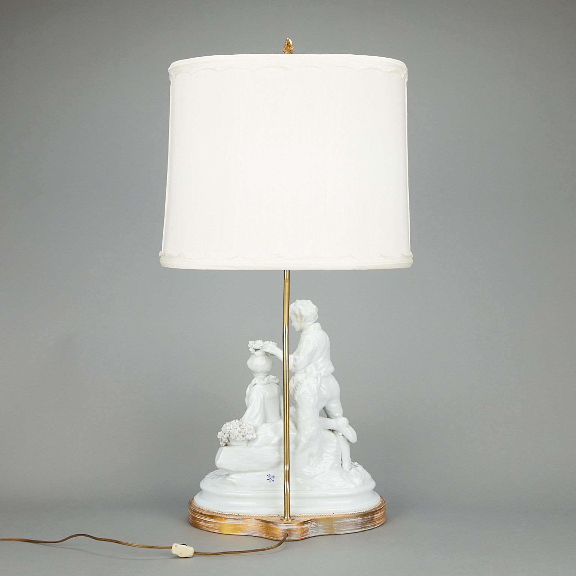 Large Samson White Porcelain Lamp - Bild 4 aus 12