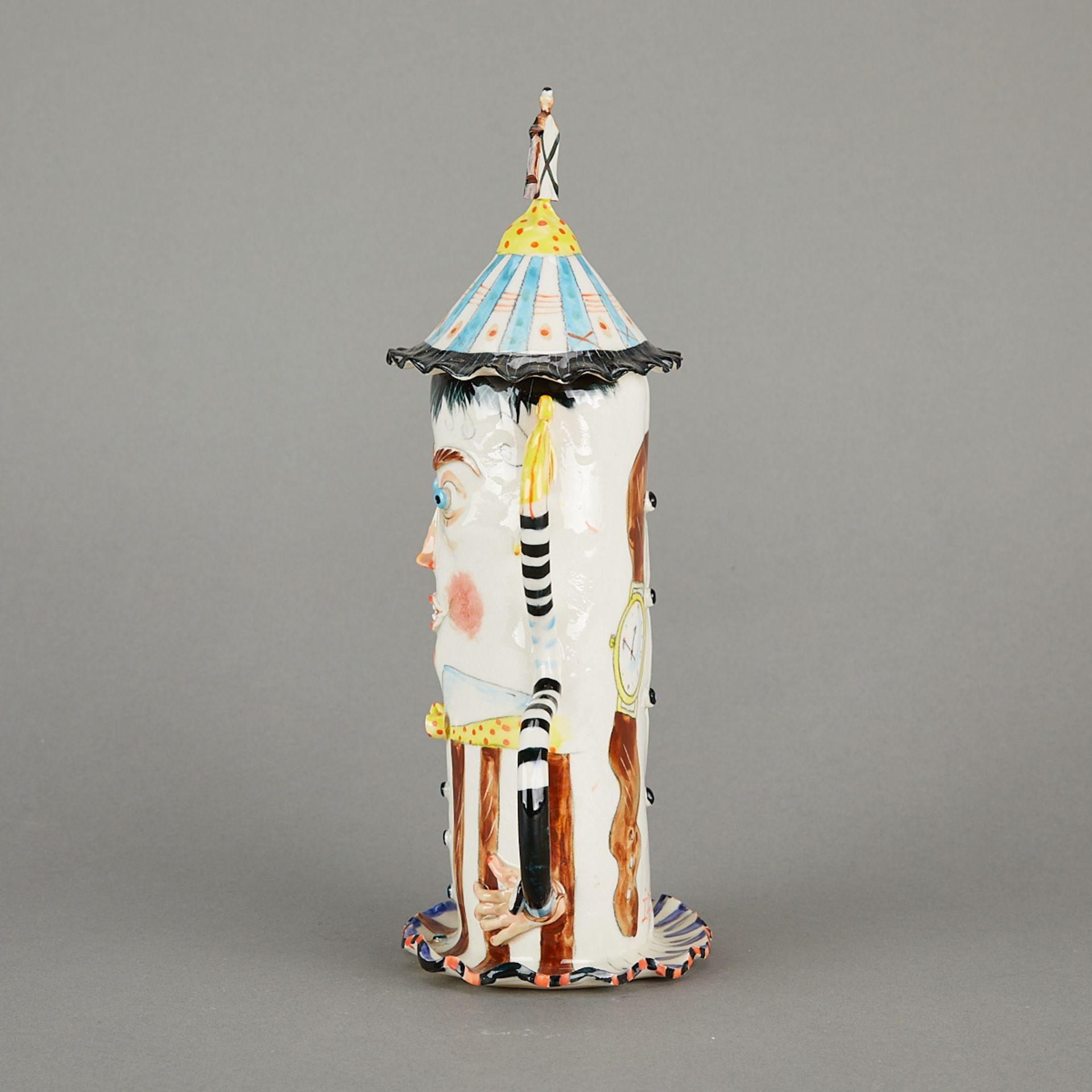 Irina Zaytceba Figural Porcelain Teapot - Bild 5 aus 11