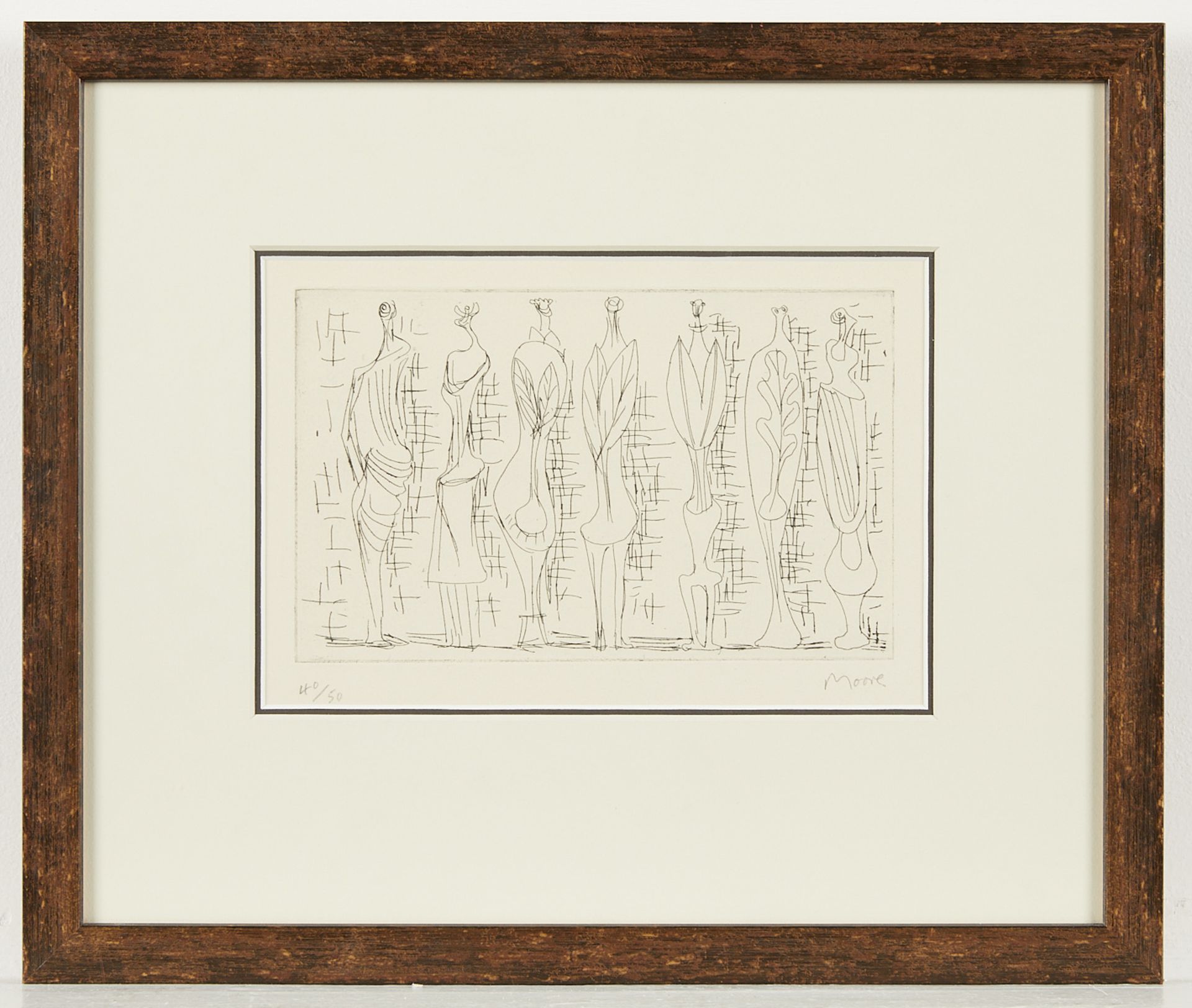 Henry Moore Figural Etching - Bild 3 aus 6