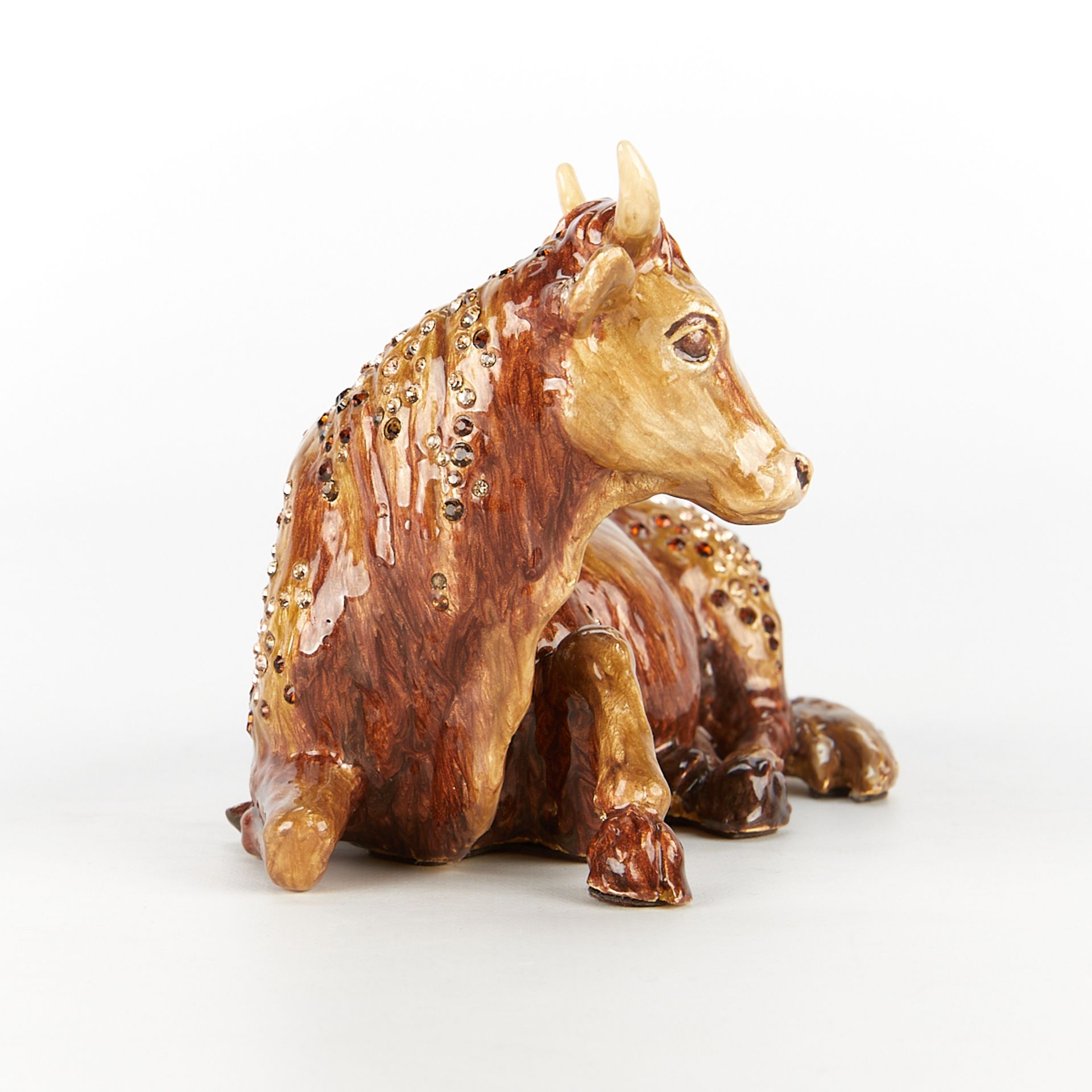 Jay Strongwater Ox Figurine for Nativity - Image 5 of 9