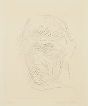 Jacques Villon Head Autoportrait Etching