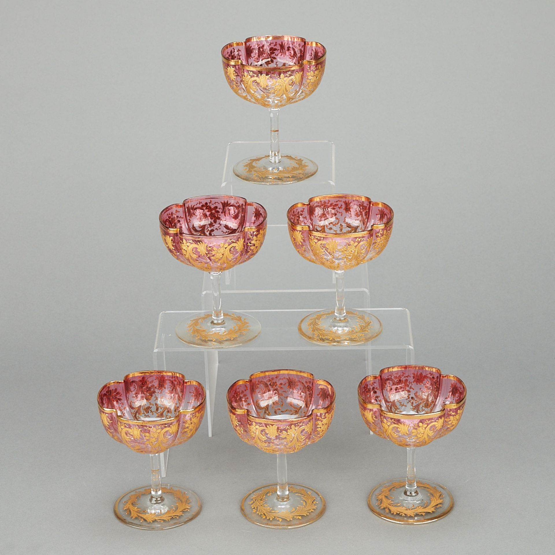 Set of 6 Bohemian Champagne Glasses - Bild 6 aus 10