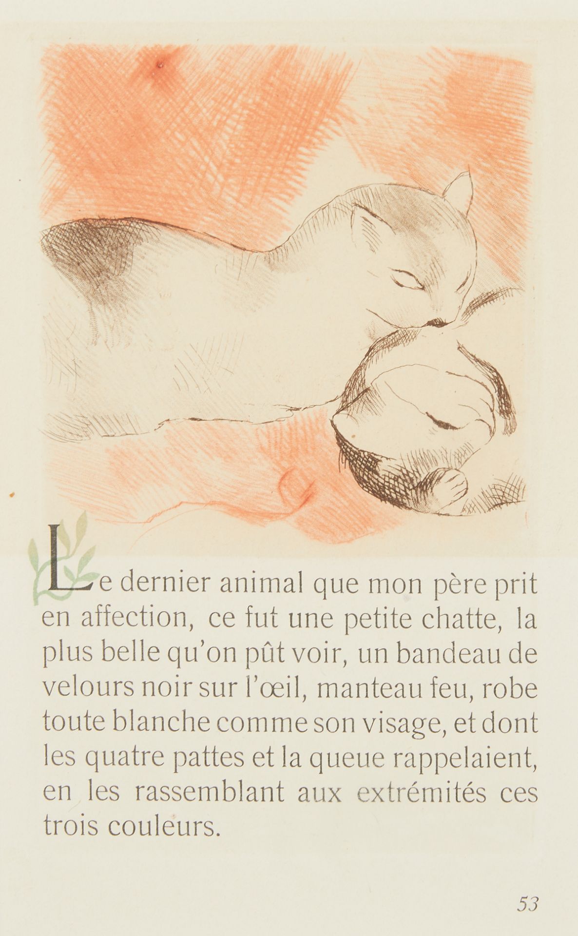 2 Marie Laurencin Aquatints - Cats & Puppies - Bild 6 aus 10