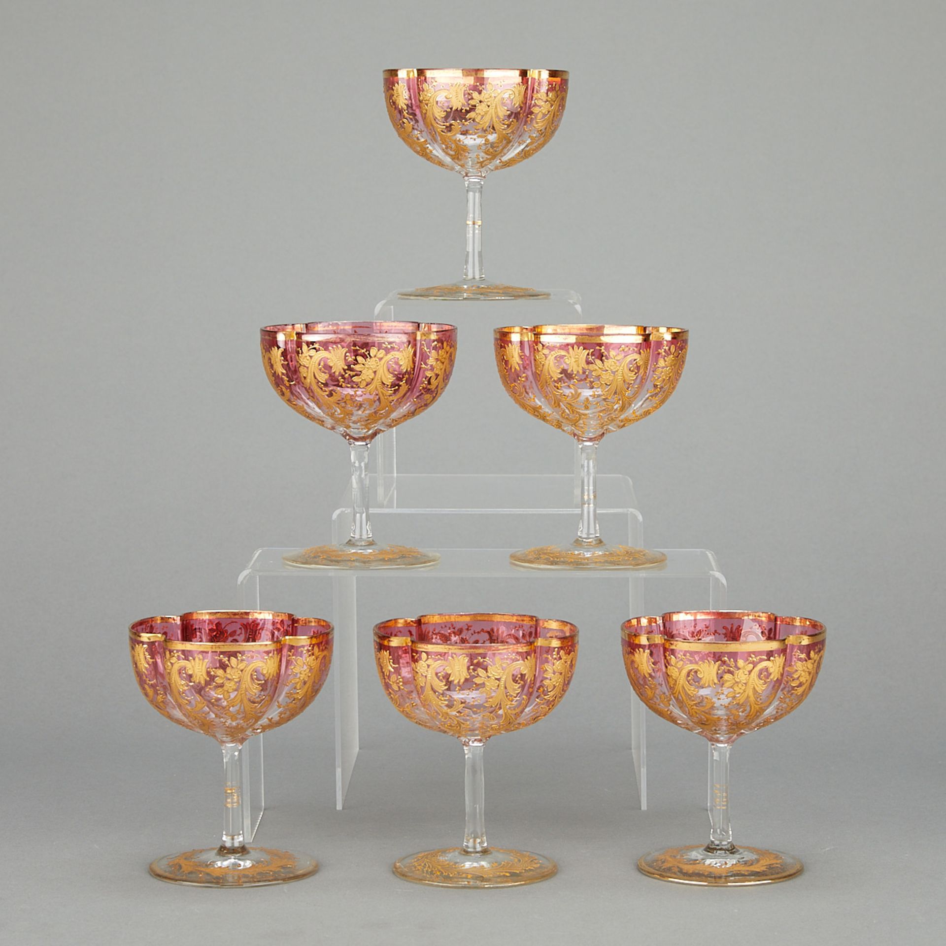 Set of 6 Bohemian Champagne Glasses - Bild 5 aus 10