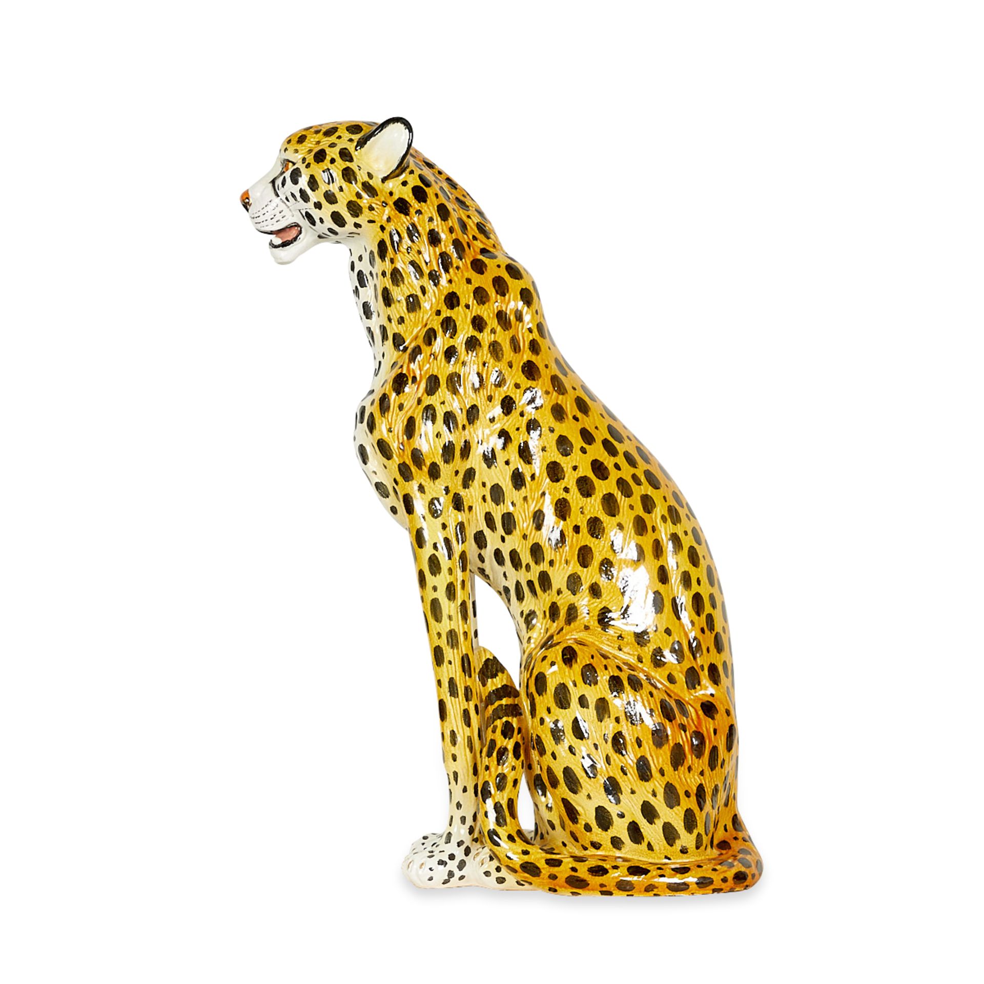 Large MCM Style Ceramic Cheetah - Bild 3 aus 10