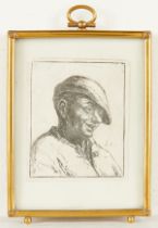 Adriaen van Ostade "Laughing Peasant" Etching