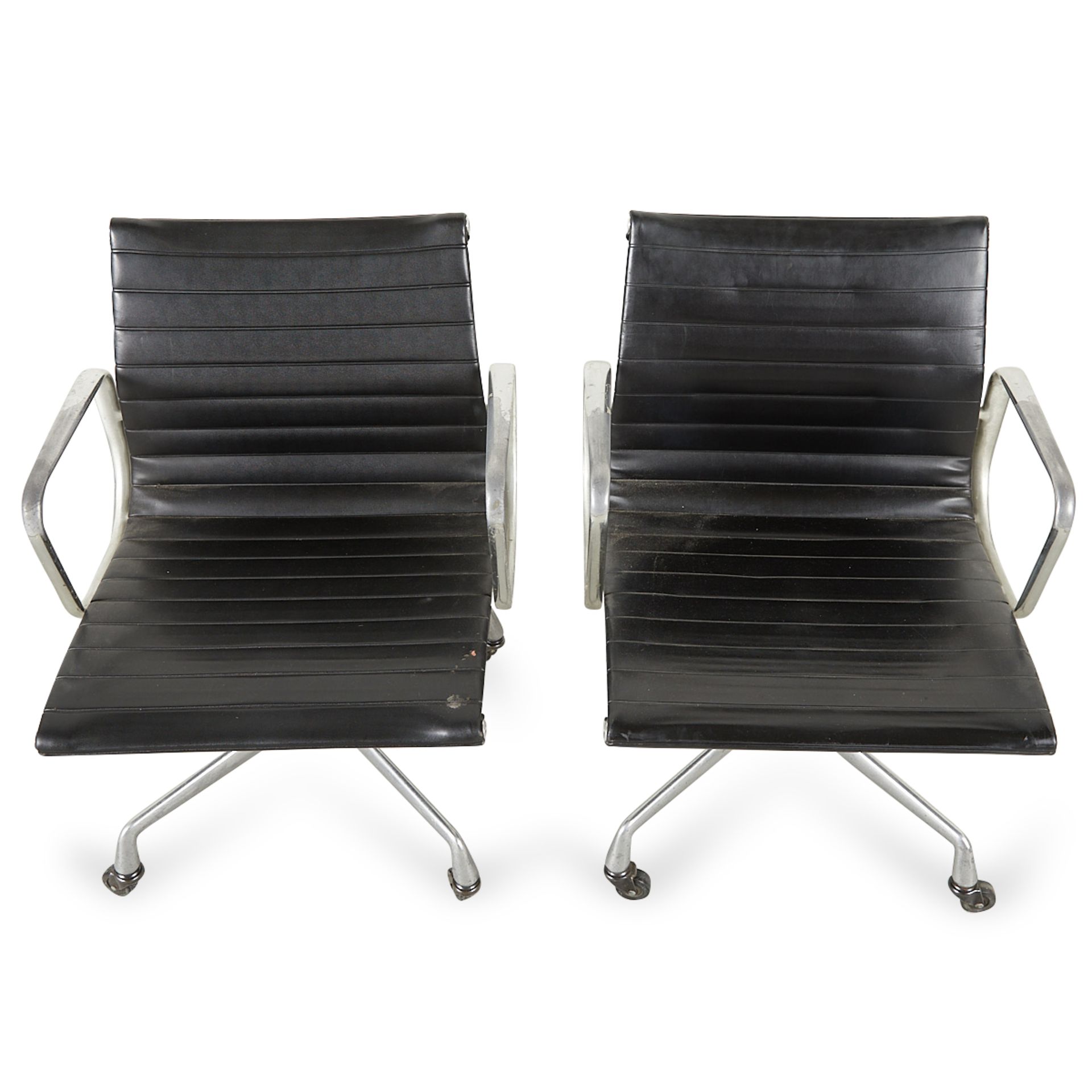 Pair of Aluminum Group Eames Chairs - Bild 7 aus 15