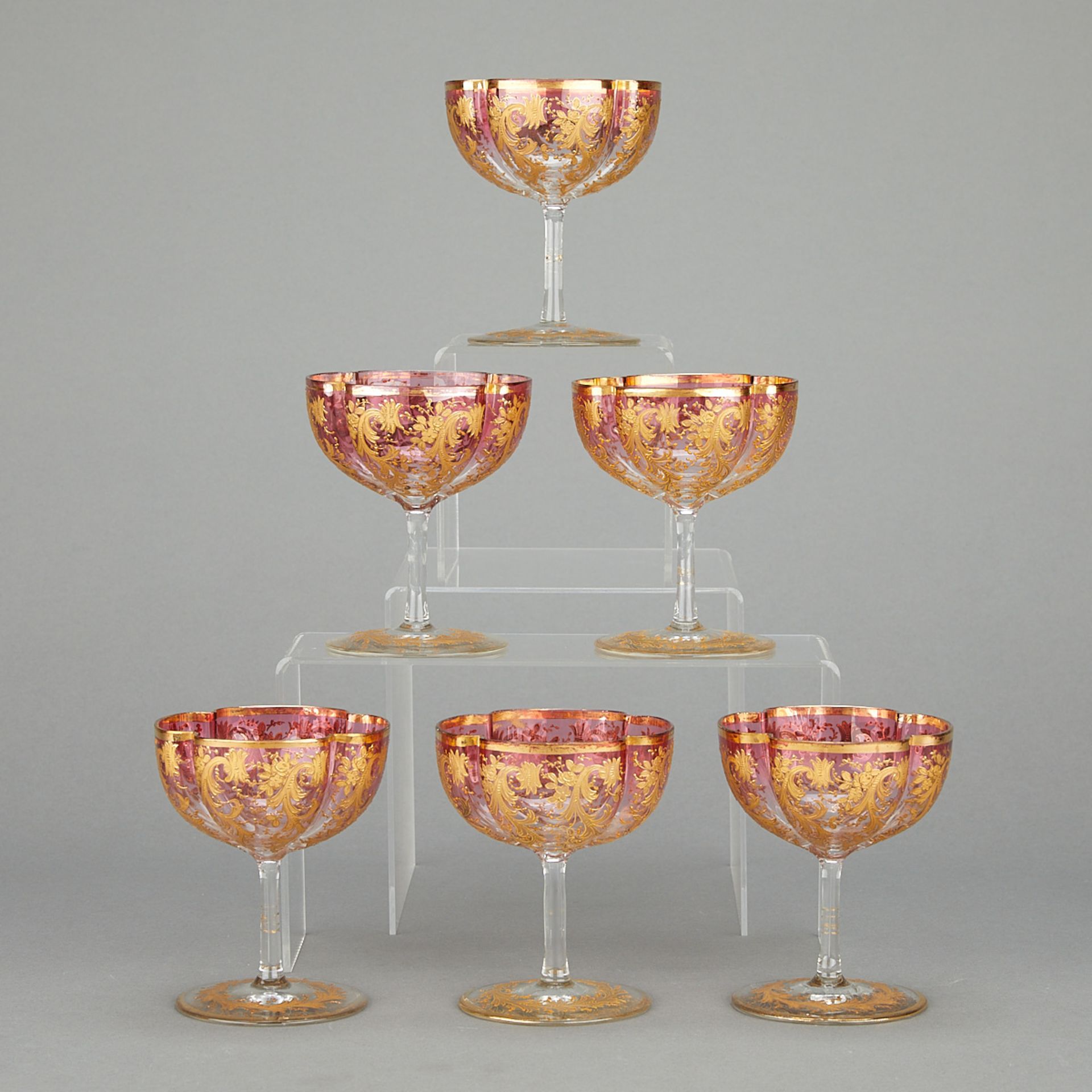 Set of 6 Bohemian Champagne Glasses - Bild 4 aus 10