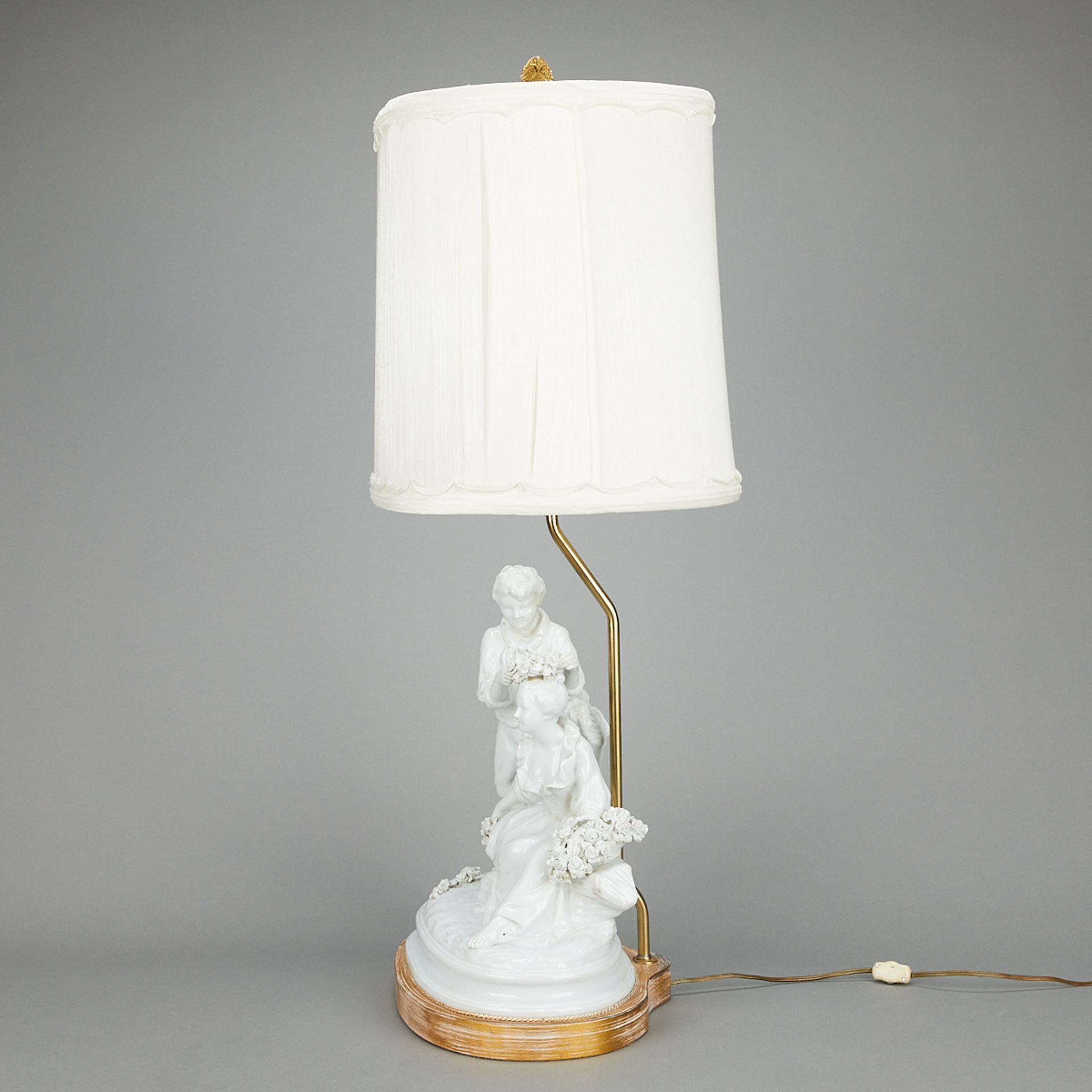 Large Samson White Porcelain Lamp - Bild 5 aus 12