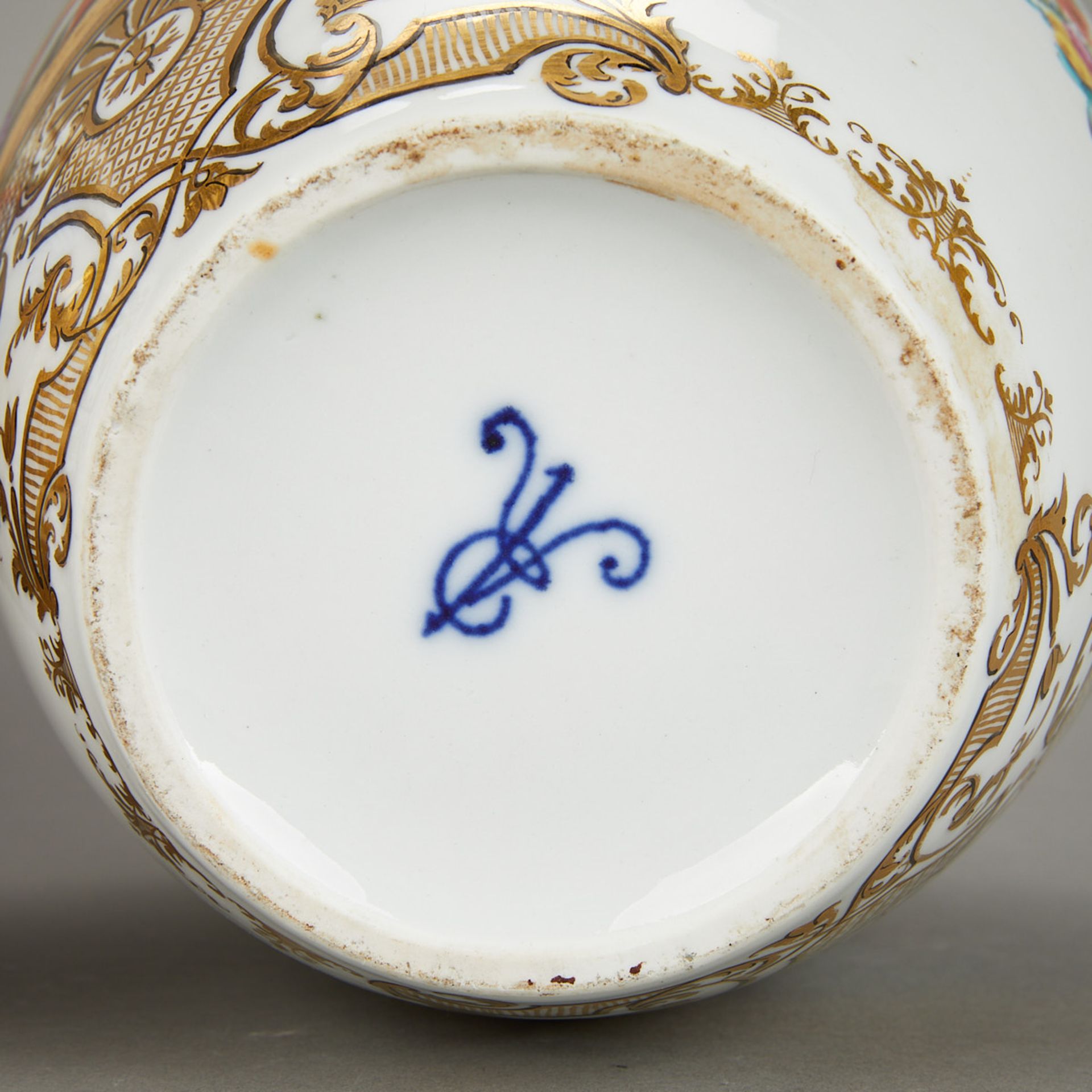 Pair 19th c. Helena Wolfsohn Porcelain Urns - Bild 15 aus 16