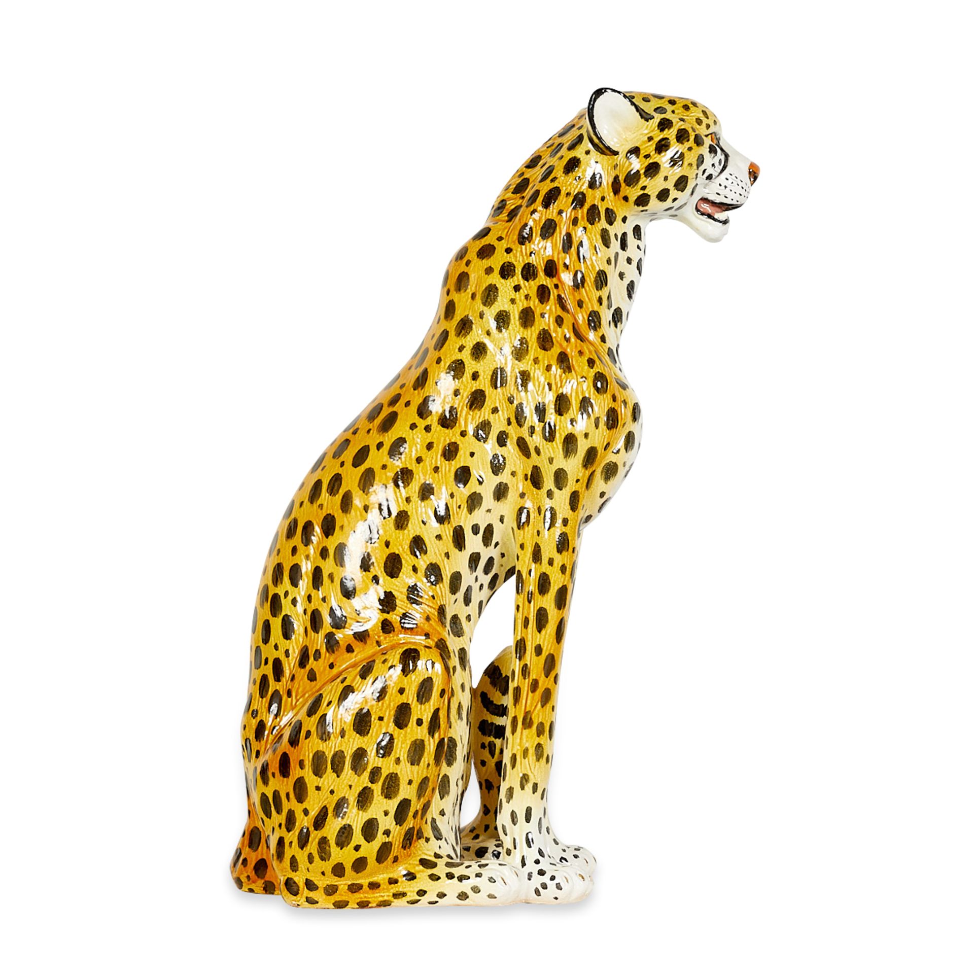 Large MCM Style Ceramic Cheetah - Bild 5 aus 10
