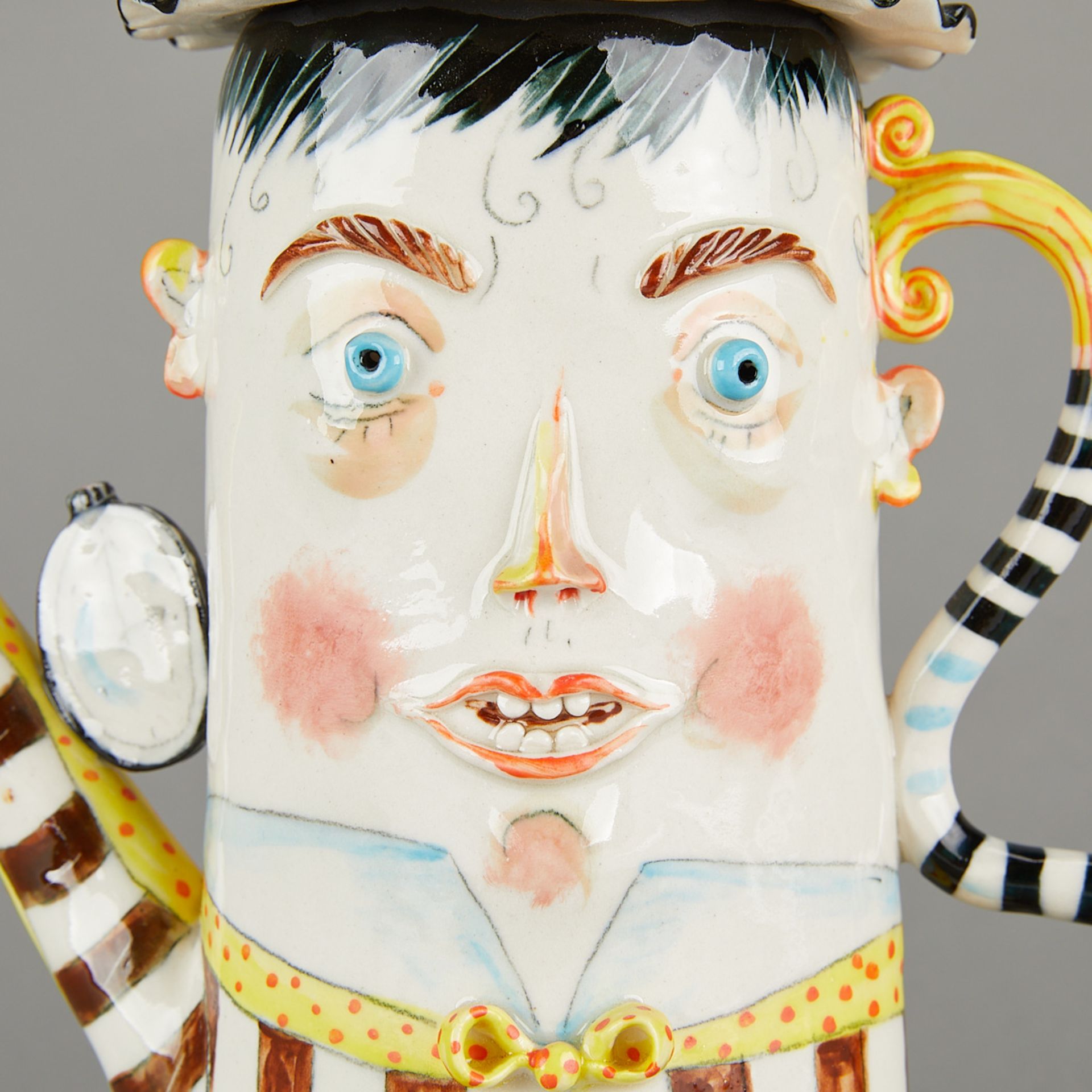Irina Zaytceba Figural Porcelain Teapot - Bild 2 aus 11