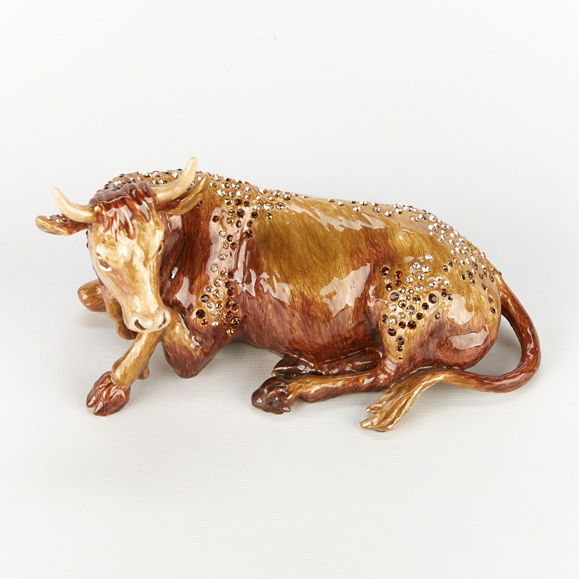 Jay Strongwater Ox Figurine for Nativity - Image 7 of 9