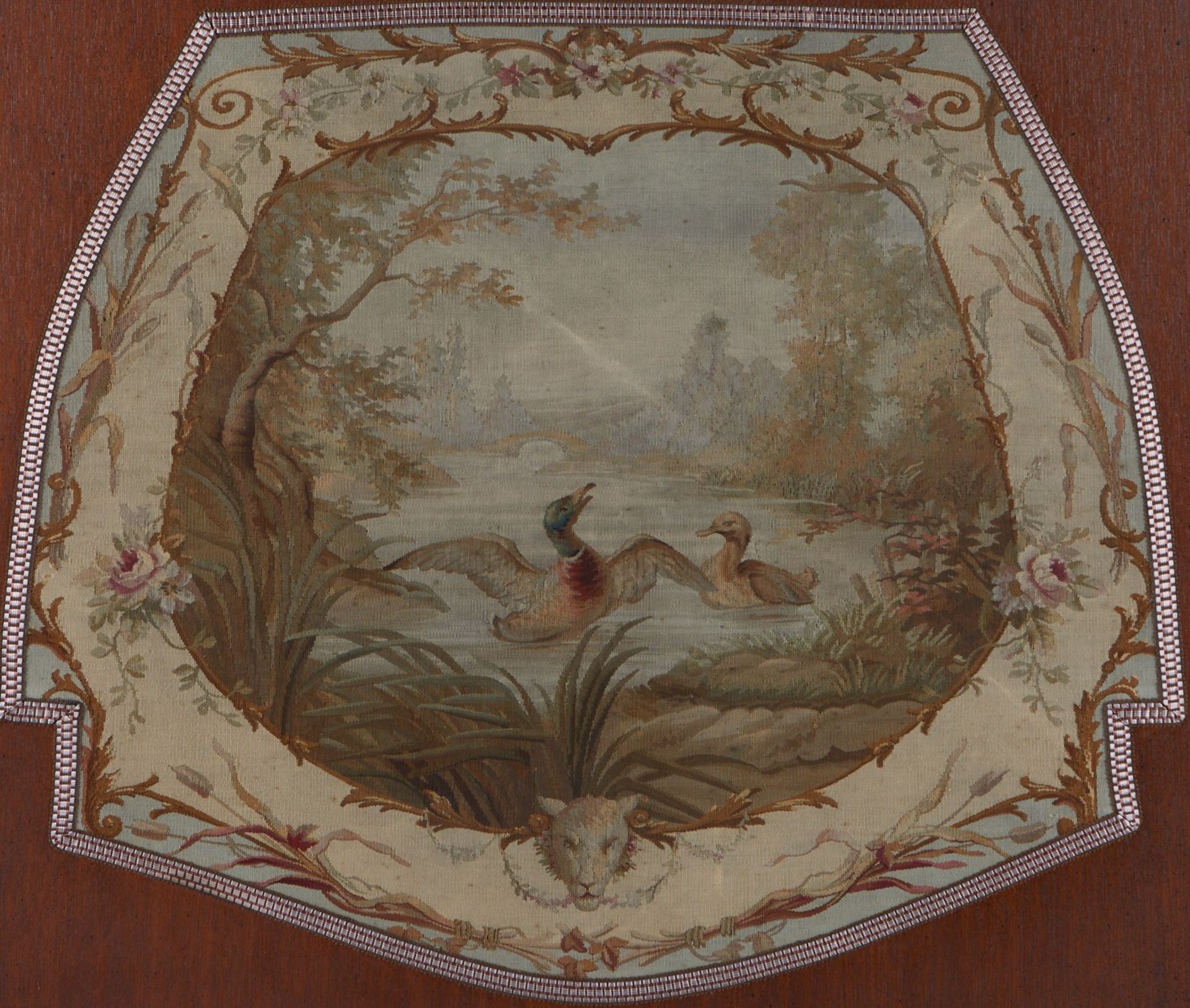 Pr 18th c. Aubusson French Tapestry Fragments - Image 6 of 9