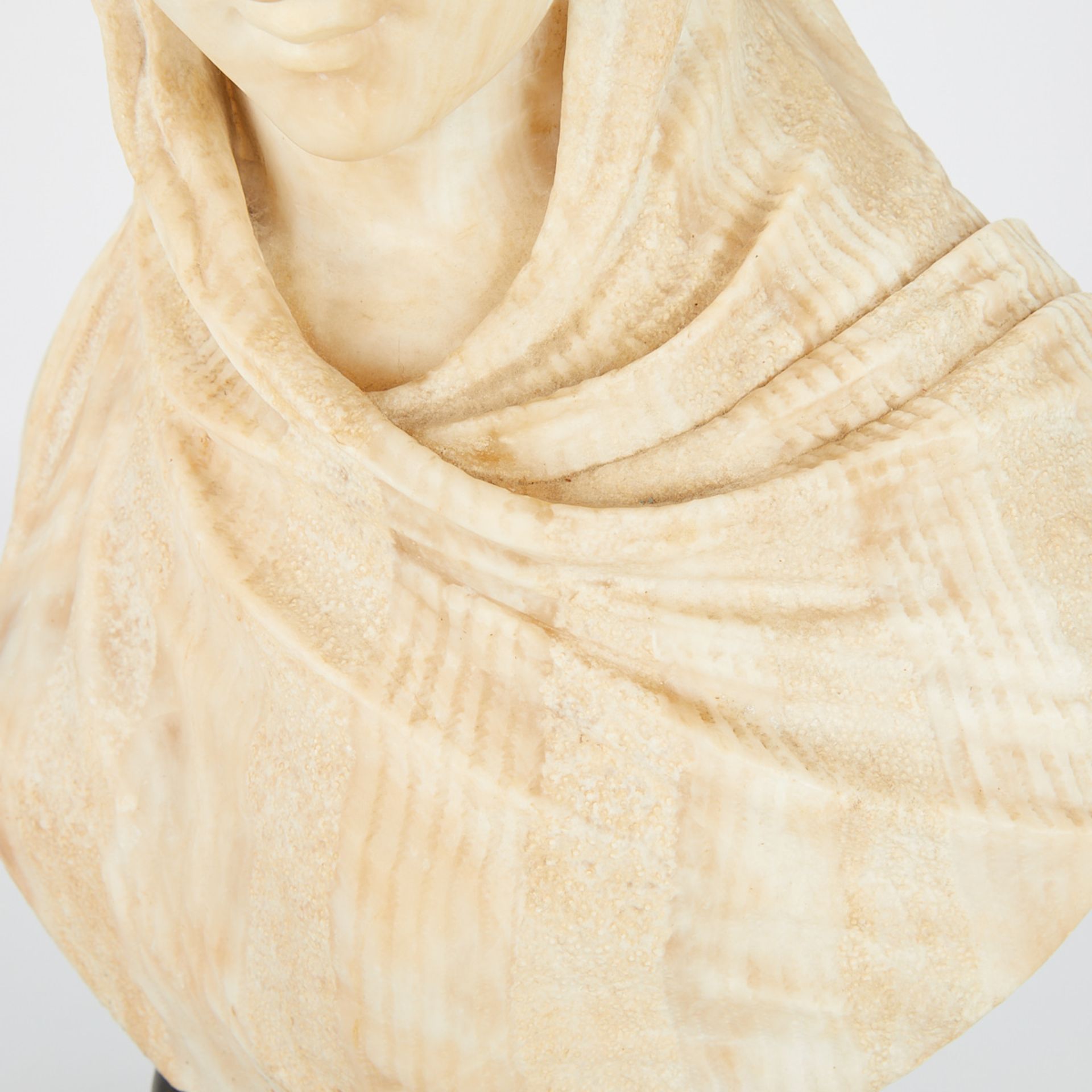 Alabaster Bust with Plinth - Image 2 of 12