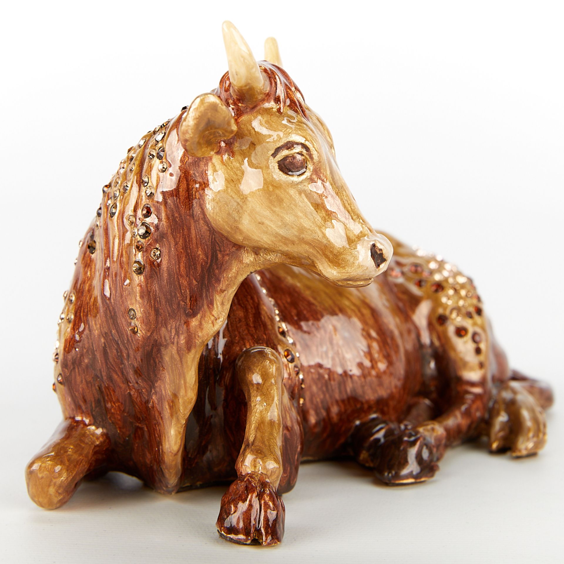 Jay Strongwater Ox Figurine for Nativity - Image 2 of 9